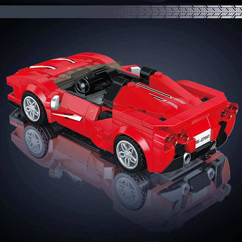 MouldKing 27041 Racers Speed Champions Ferrari F8 Buliding Blocks 332pcs Bricks Toys Model Ship Form China