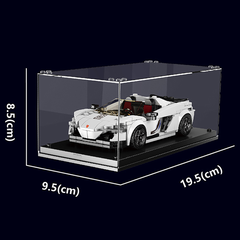 MouldKing 27043 Racers Speed Champions McLaren 650S Buliding Blocks 352pcs Bricks Toys Model Ship Form China