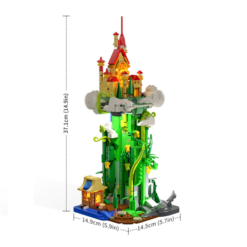 FunWhole FH9002 Fantasy Series Jack And The Beanstalk Building Blocks 1236pcs Bricks Toys Bricks Model From China