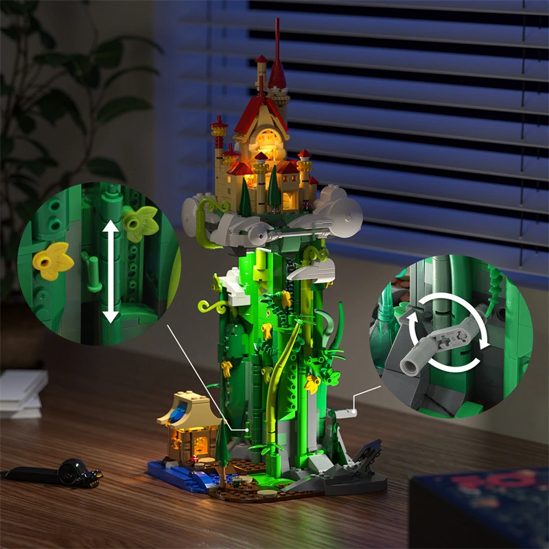 FunWhole FH9002 Fantasy Series Jack And The Beanstalk Building Blocks 1236pcs Bricks Toys Bricks Model From China
