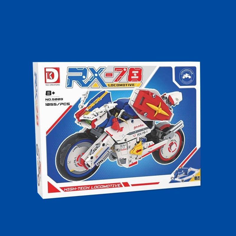DK 5009 Other RX-78 Locomotive Buliding Blocks 1055pcs Bricks Toys Model Ship From China