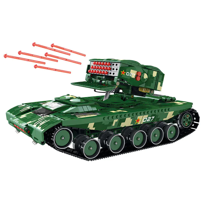 Reobrix 55027 Mililtary Missile Tank Buliding Blocks 1488pcs Bricks Toys Model Ship From China