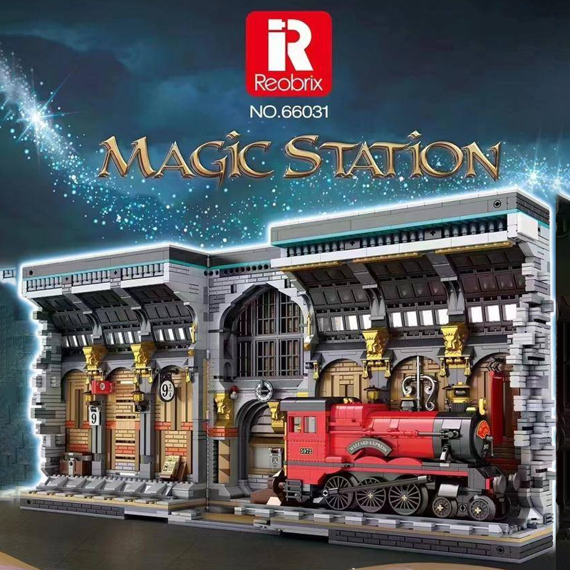 Reobrix 66031 Movie & Game Harry Potter Magic Station Buliding Blocks 3060pcs Bricks Toys Model Ship From China