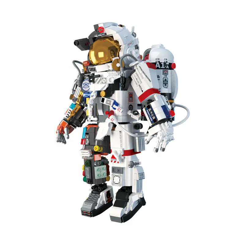 ZHEGAO 632000 Movie & Game Astronaut Buliding Blocks 1434pcs Bricks Toys Model Ship From China