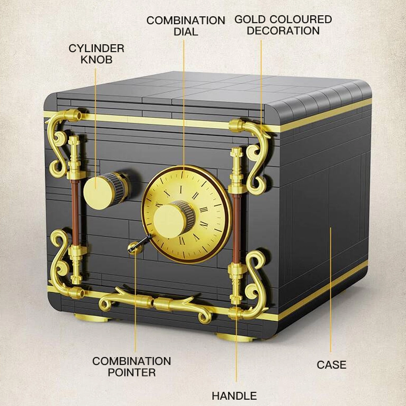 CaDA C71006 Creator Expert Working Combination Safe Buliding Blocks 286pcs Bricks Toys Model Ship From China