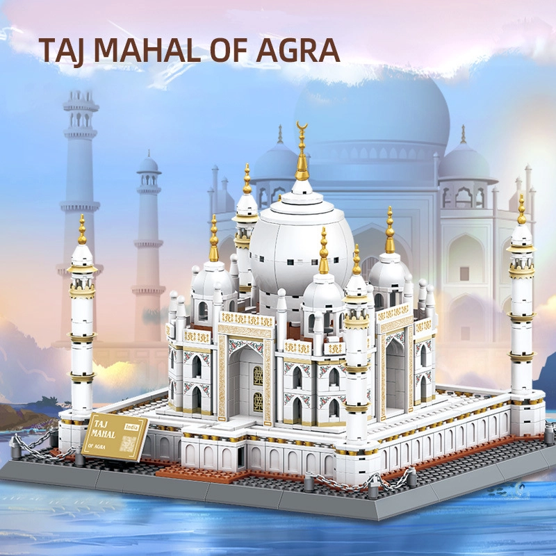 WANGE 5211 Creator The Taj Mahal of Agra Buliding Blocks 1505pcs Bricks Toys Model Form China