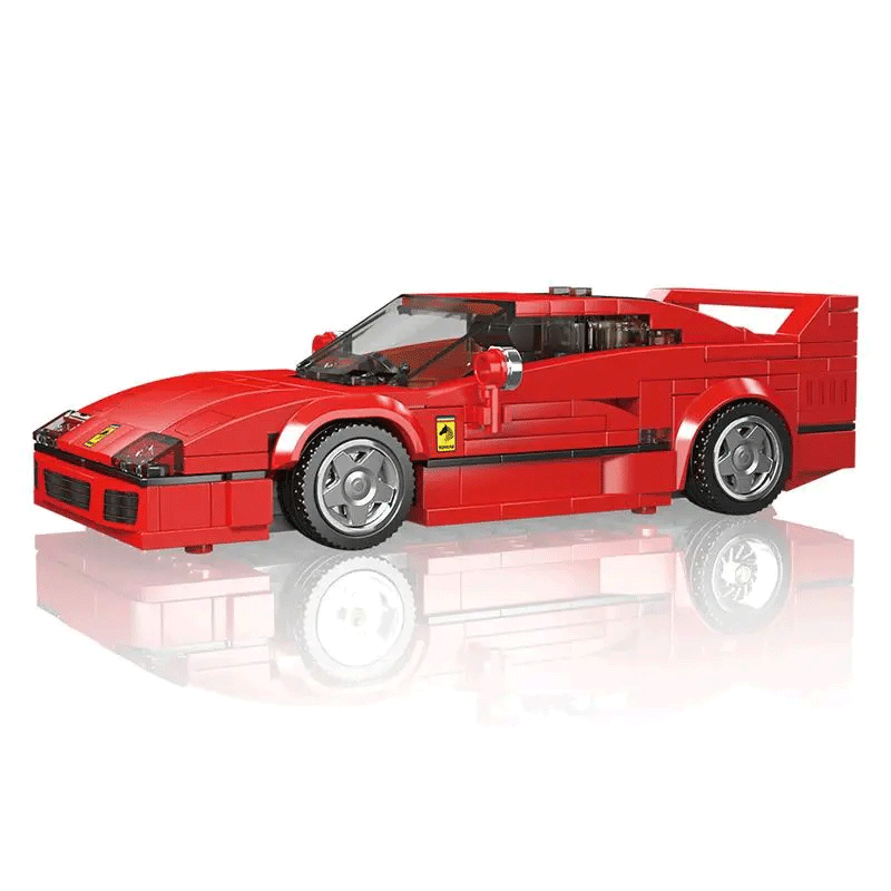 【With Display Box】Mould King 27038 Model Car Super Racer Speed Champions Ferrari F40 Building Blocks 338pcs Bricks Toys Model From China