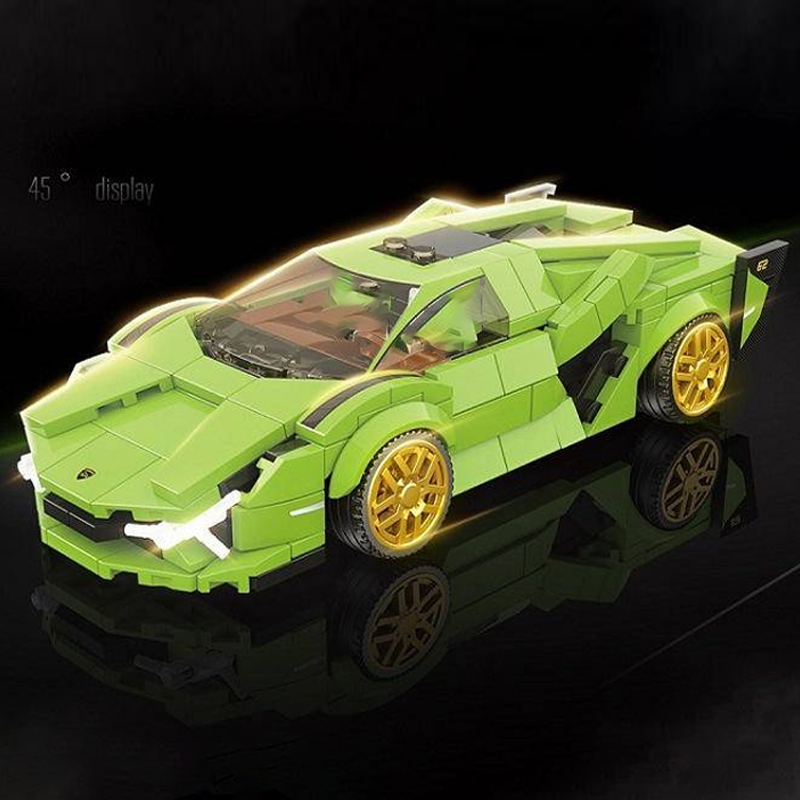 Quanguan 100140 Model Car Racing Linbaoginni Sierne Model Building Blocks 368±pcs Bricks Toys From China.