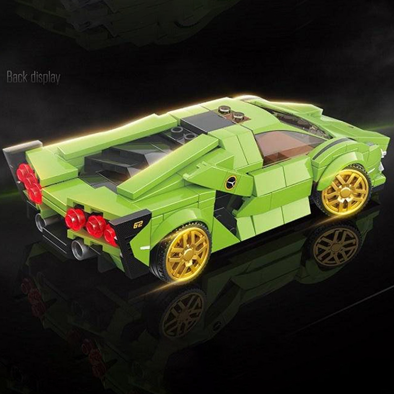 Quanguan 100140 Model Car Racing Linbaoginni Sierne Model Building Blocks 368±pcs Bricks Toys From China.
