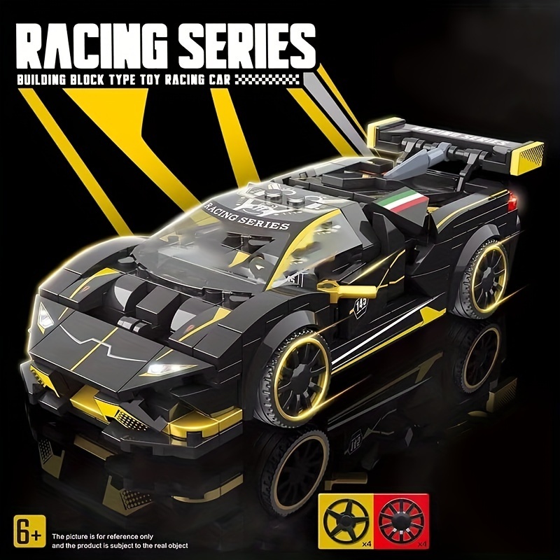 Quanguan 100145 Model Car Racing Lamborghini Model Building Blocks 360±pcs Bricks Toys From China.