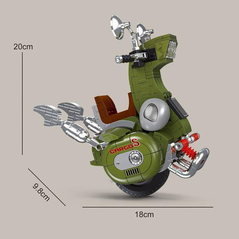 CBOX JD001 Dragon Motobcycle Buliding Blocks 585±pcs Bricks Model from China