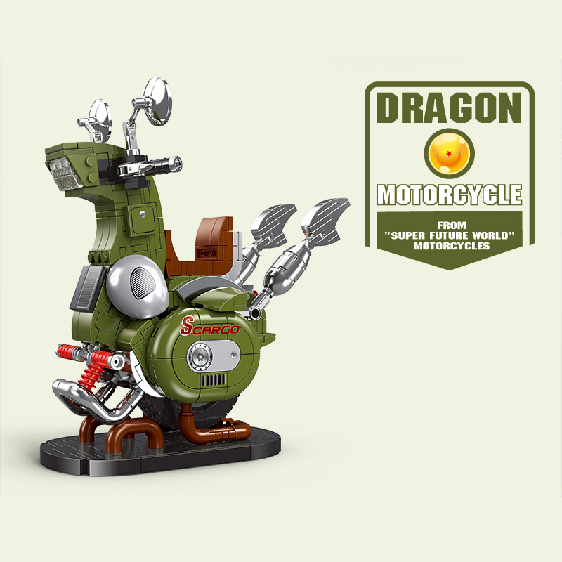 CBOX JD001 Dragon Motobcycle Buliding Blocks 585±pcs Bricks Model from China