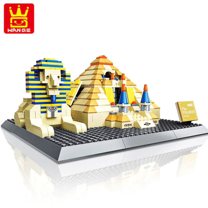 WANGE 4210 Creator Expert Great Pyramid of Giza-Cairo Egypt Building Blocks 622pcs Bricks Toys From China