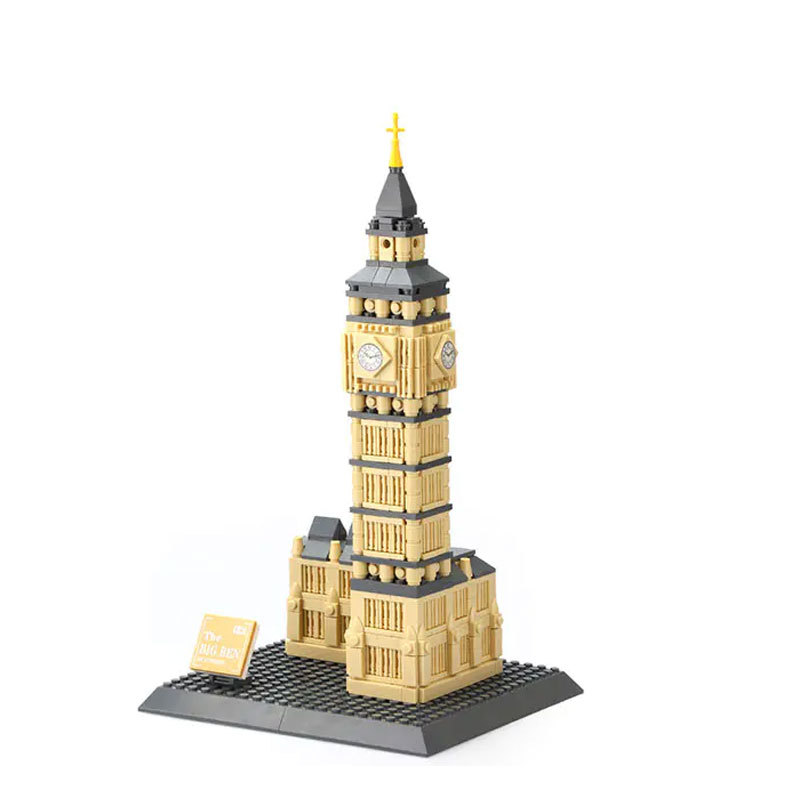 WANGE 4211 Creator Expert Elizabeth Tower-London England Building Blocks 892pcs Bricks Toys From China