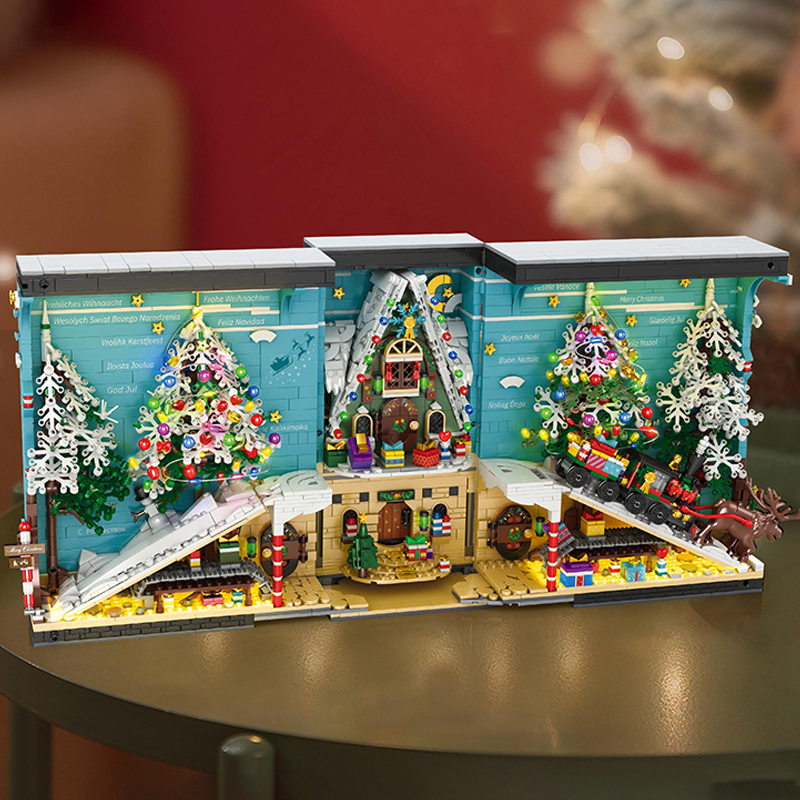 【Pre-Sale】Reobrix 66033 Christmas Bookstand Building Blocks 3206±pcs Bricks Model From China