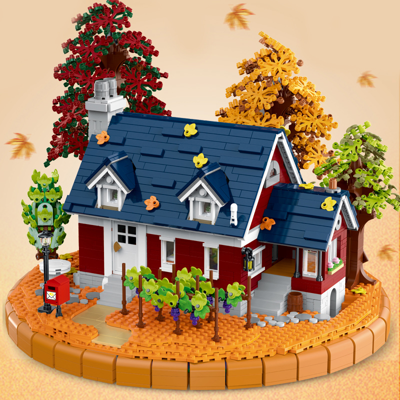 【Pre-Sale】Mork 031055 Autumn Winery Building Blocks 3775±pcs Bricks Model From China