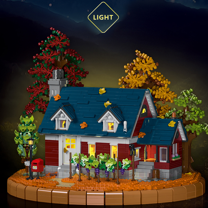 【Pre-Sale】Mork 031055 Autumn Winery Building Blocks 3775±pcs Bricks Model From China