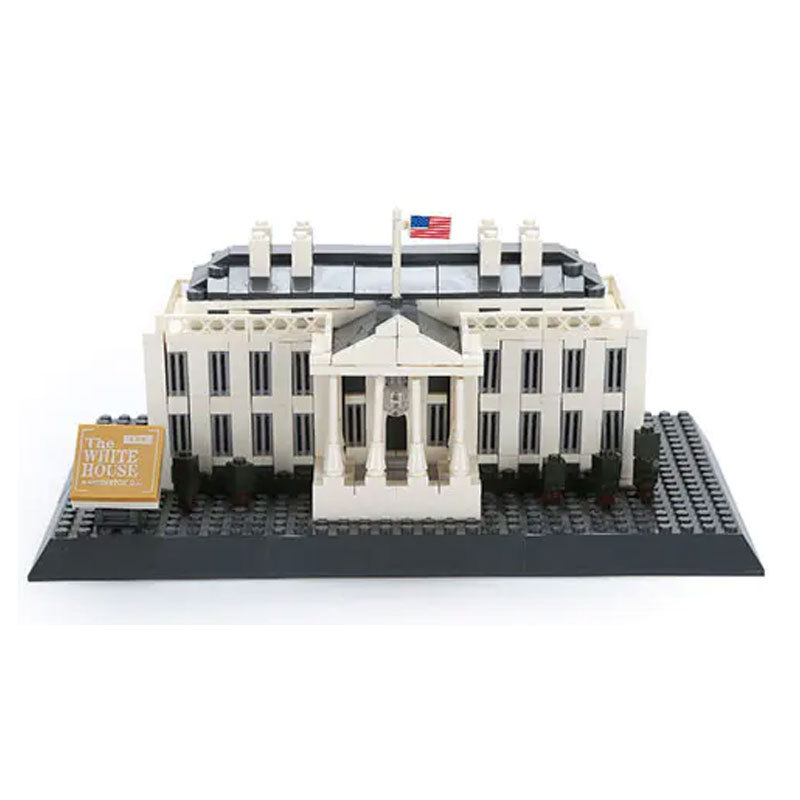 WANGE 4214 Creator Expert The White House of Washington Building Blocks 778pcs Bricks Toys From China