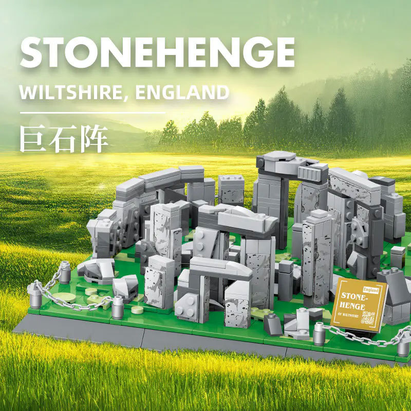 WANGE 4224 Creator Expert Architecture Stonehenge-Wiltshire England Modular Building Blocks 753z±cs Bricks Toys From China