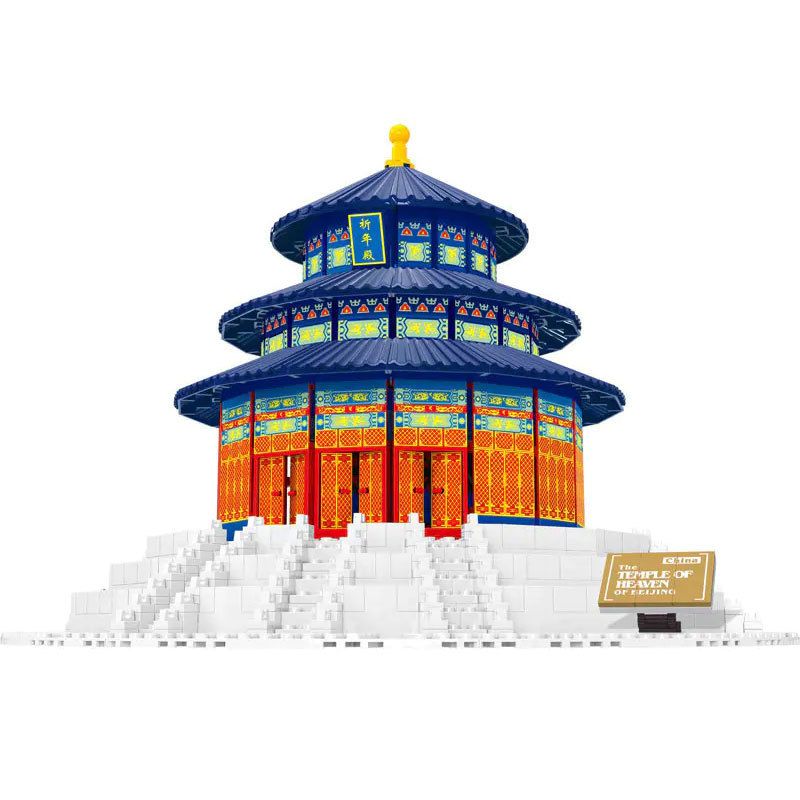 Wange 5222 Creator Expert Architecture Tsinghua Campus-Beijing China Modular Building Blocks 986pcs Bricks Toys From China