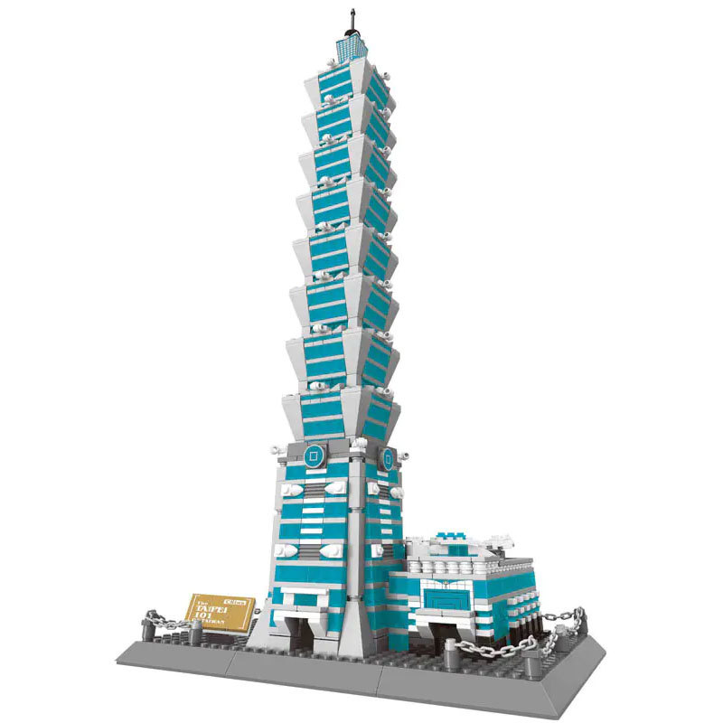 Wange 5221 Creator Expert Architecture The Taipei 101 of Taiwan Modular Building Blocks 1512pcs Bricks Toys From China