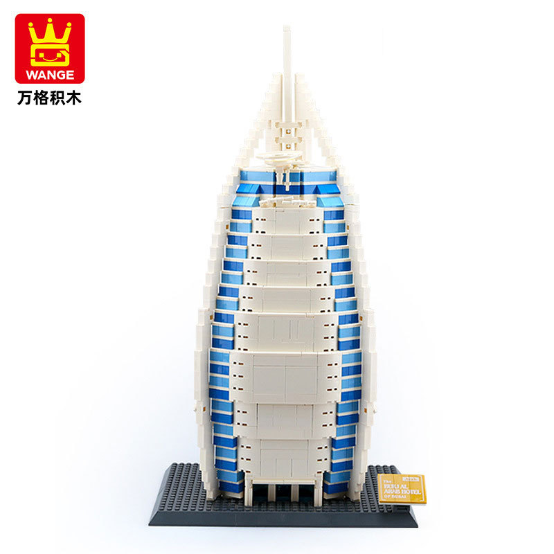 Wange 5220 Creator Expert Architecture Burjal Arab Hotel-Dubai The United Arab Emirates Modular Building Blocks 1307pcs Bricks Toys From China