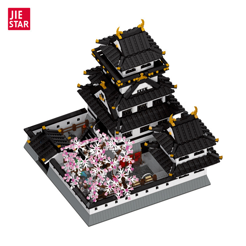 JIESTAR 39101 Creator Expert Series Himeji Castle Building Blocks 4148±pcs Bricks Toys Model From China