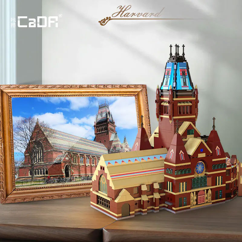 CaDA C66017 Creator Expert Series Harvard Memorial Hall Building Blocks 1411pcs Bricks Toys Model From China