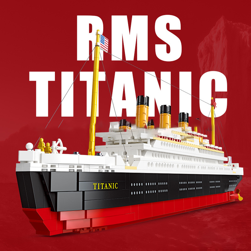 JIESTAR 92026 Titanic Building Blocks 1058±pcs Bricks Toys Model From China