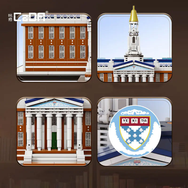 CaDA C66016 Creator Expert Series Harvard Business School Building Blocks 1056±pcs Bricks Toys Model From China