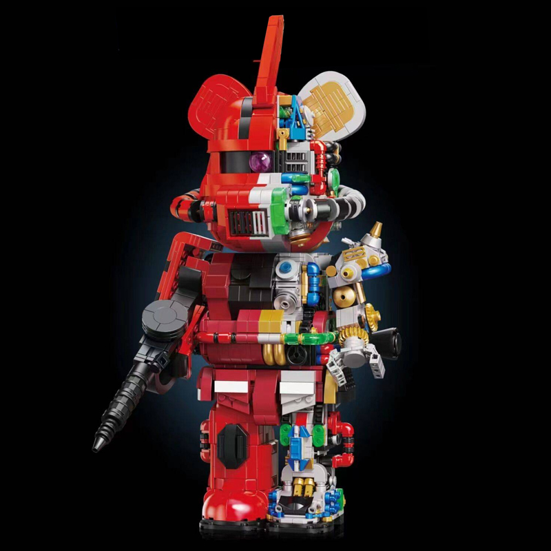 WANGAO 188010 GUNDAM ZAKU II Semi-Mechanical Bear Brick