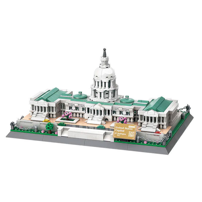 Wange 5235 Creator Expert Architecture United States Capitol Modular Building Blocks 1074pcs Bricks Toys From China