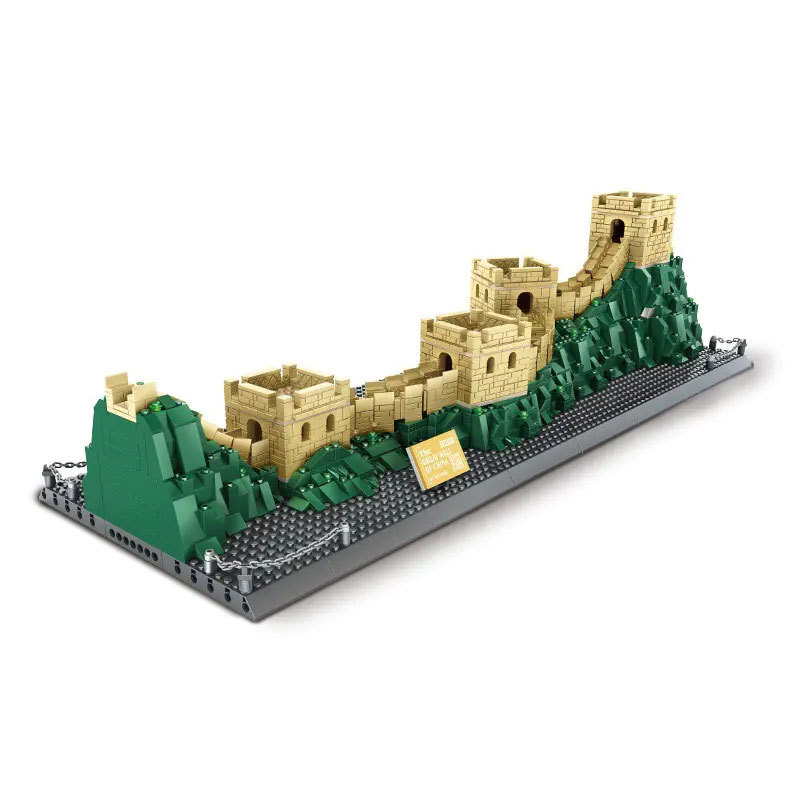 Wange 6216 Creator Expert Architecture The Great Wall-Beijing China Modular Building Blocks 1517±pcs Bricks Toys From China