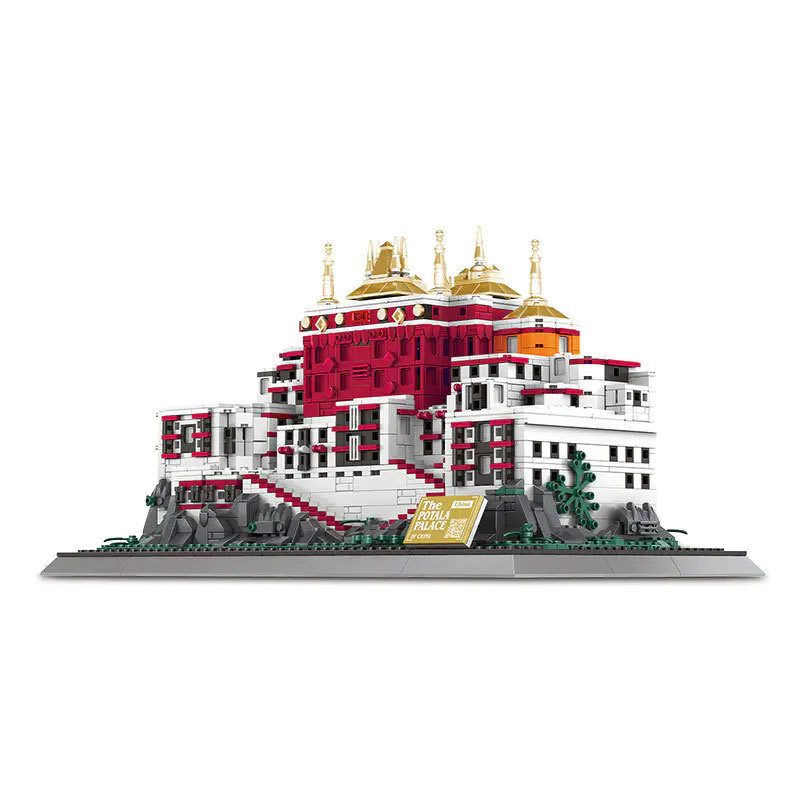 Wange 6217 Creator Expert Architecture Potala Palace-Tibet China Modular Building Blocks 1464pcs Bricks Toys From China