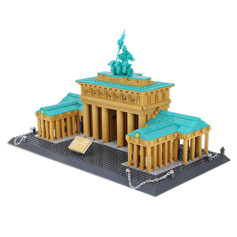 Wange 6211 Creator Expert Architecture Brandenburg Gate-Berlin Germany Modular Building Blocks 1552pcs Bricks Toys From China