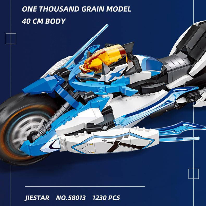 JIESTAR 58013 CYBERANGEL Movie & Game Building Blocks 1230±pcs Bricks Toys Model From China