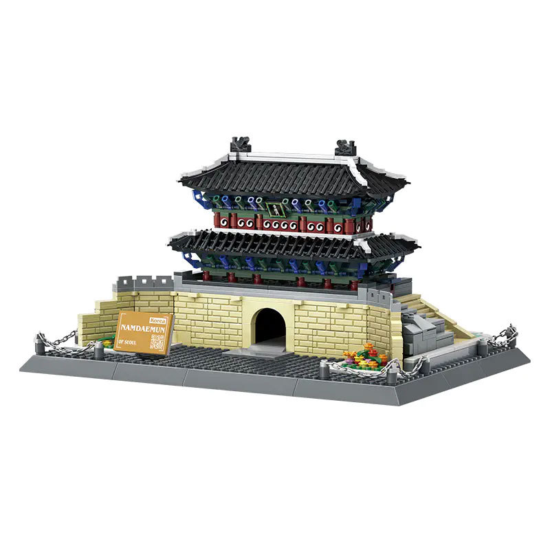 Wange 5240 Creator Expert Architecture Namdaemun-Seoul Korea Modular Building Blocks 900pcs Bricks Toys From China