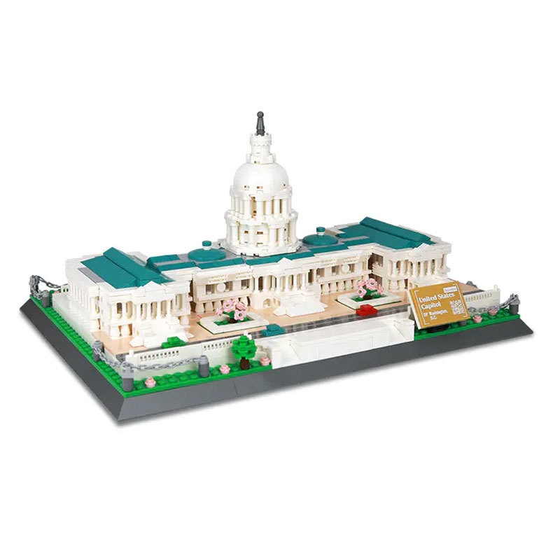Wange 5235 Creator Expert Architecture United States Capitol Modular Building Blocks 1074pcs Bricks Toys From China