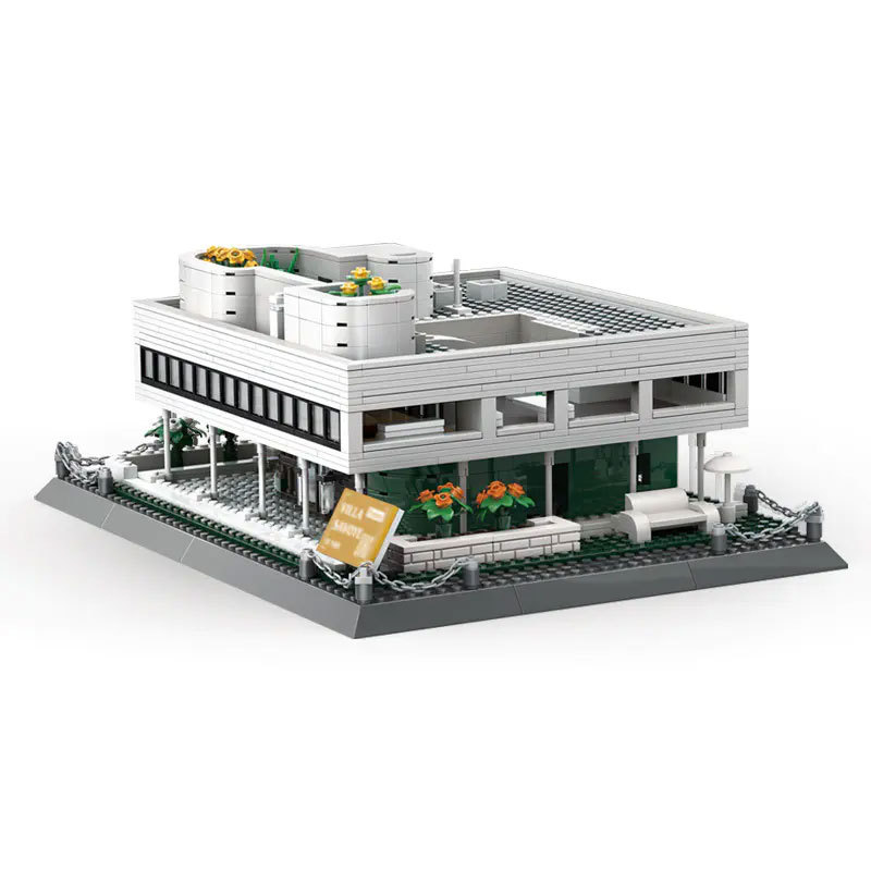 Wange 5237 Creator Expert Architecture Villa Savoye-Paris France Modular Building Blocks 1226pcs Bricks Toys From China