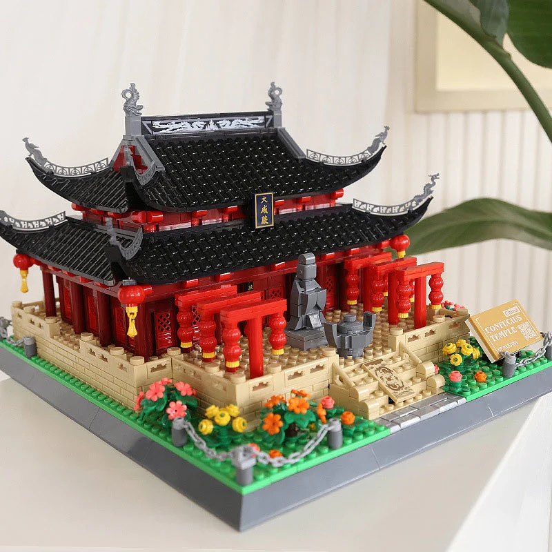 Wange 5241 Creator Expert Architecture Confucius Temple-Nanjing China Modular Building Blocks 966pcs Bricks Toys From China