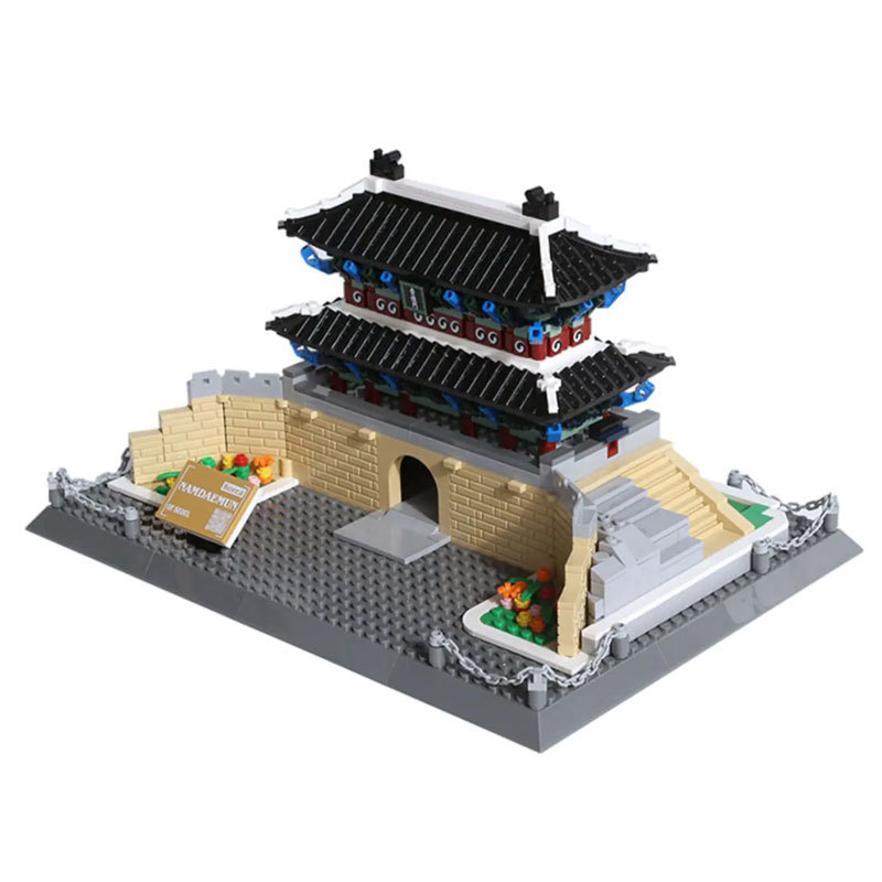 Wange 5240 Creator Expert Architecture Namdaemun-Seoul Korea Modular Building Blocks 900pcs Bricks Toys From China