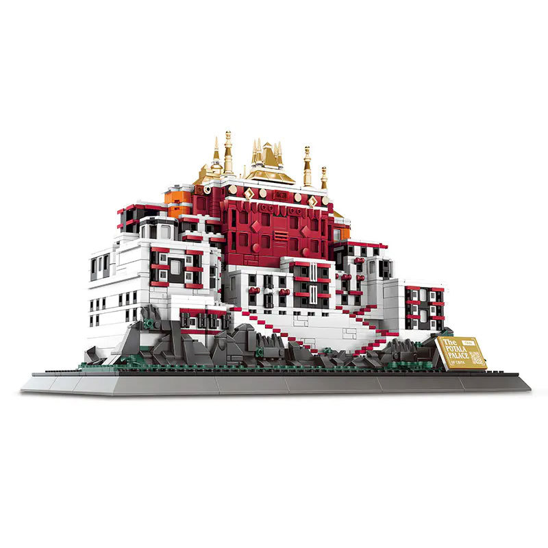 Wange 6217 Creator Expert Architecture Potala Palace-Tibet China Modular Building Blocks 1464pcs Bricks Toys From China