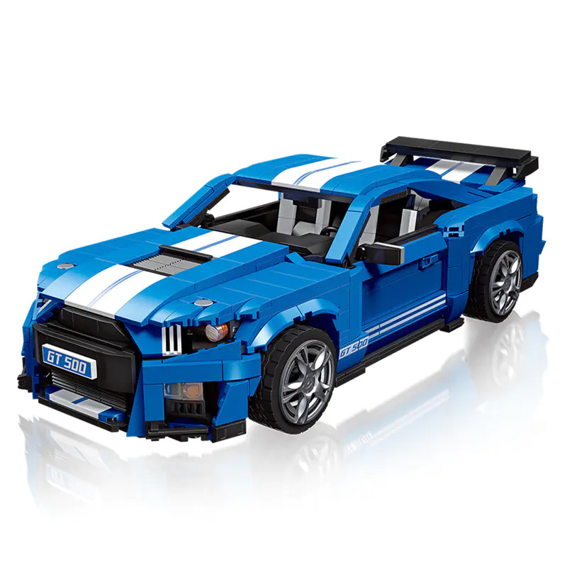 JIESTAR 92022 Mustang Shelby GT500 Technic Buliding Blocks 1494±pcs Bricks Toys Model Form China