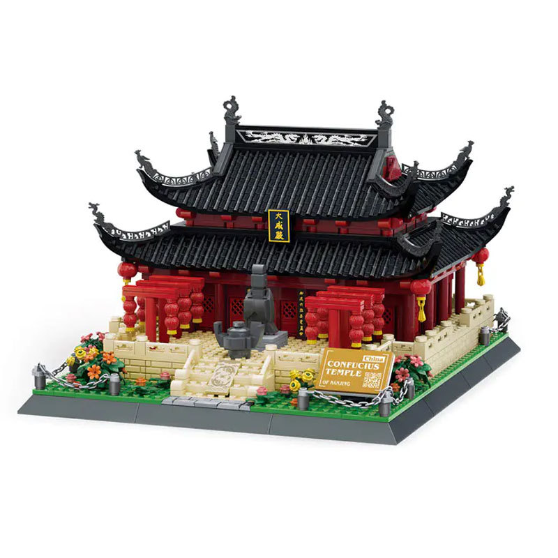 Wange 5241 Creator Expert Architecture Confucius Temple-Nanjing China Modular Building Blocks 966pcs Bricks Toys From China