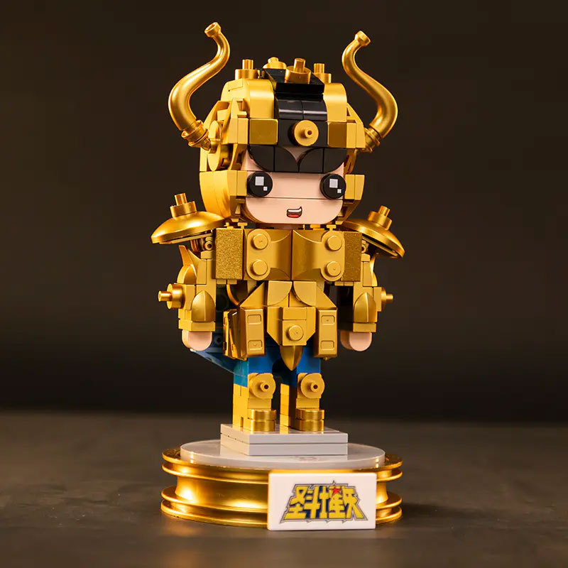 Pantasy 99114 Saint Seiya Series Gold Saints Taurus Building Blocks 239±pcs Bricks Toys Model From China