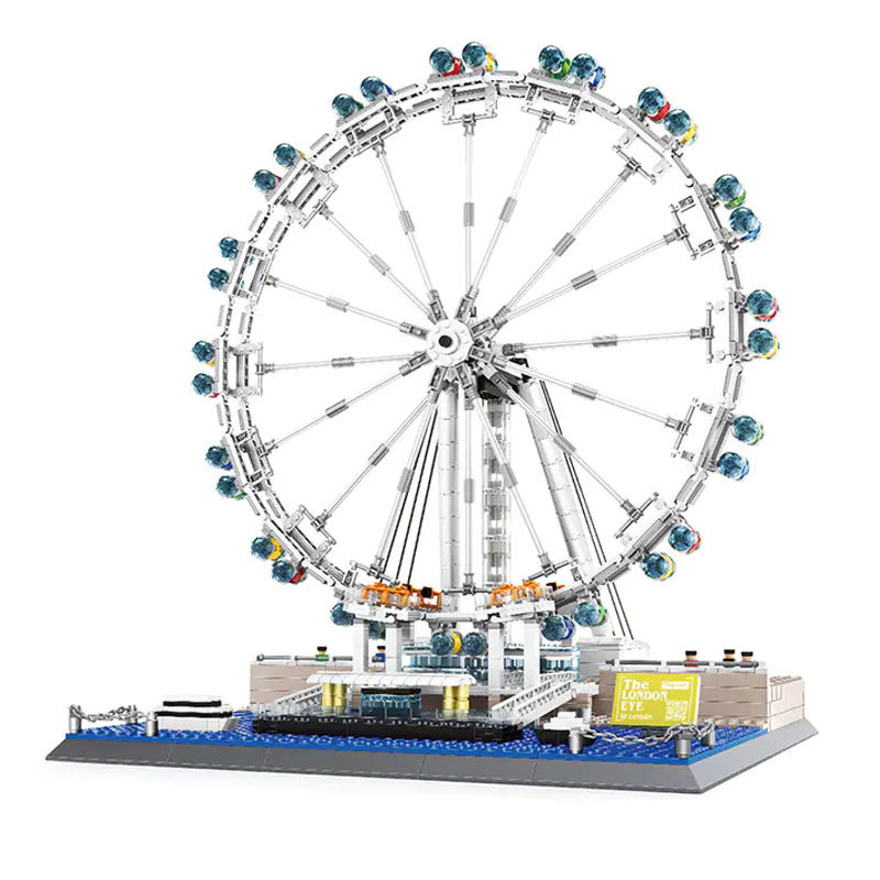 Wange 6215 Creator Expert Architecture London Eye-London England Modular Building Blocks 1528pcs Bricks Toys From China