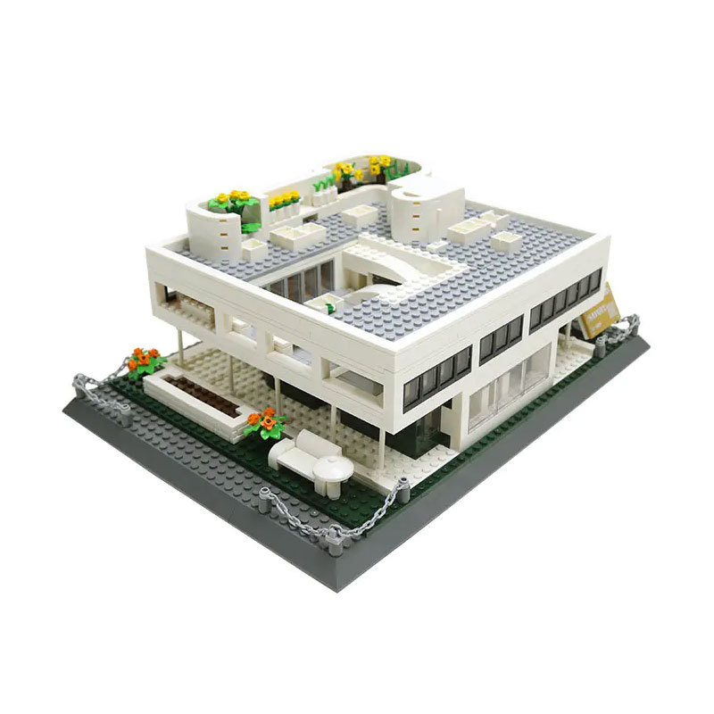 Wange 5237 Creator Expert Architecture Villa Savoye-Paris France Modular Building Blocks 1226pcs Bricks Toys From China
