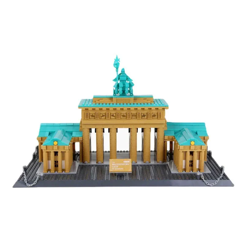 Wange 6211 Creator Expert Architecture Brandenburg Gate-Berlin Germany Modular Building Blocks 1552pcs Bricks Toys From China