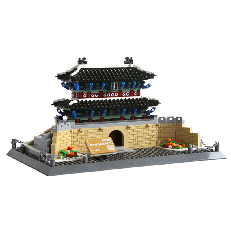 Wange 5240 Creator Expert Architecture Namdaemun-Seoul Korea Modular Building Blocks 900pcs Bricks Toys From China