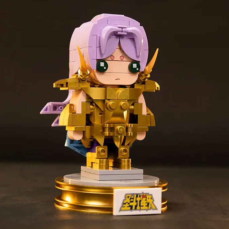 Pantasy 99113 Saint Seiya Series Gold Saints Aries Building Blocks 222±pcs Bricks Toys Model From China